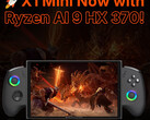 De OneXPlayer X1 Mini evenaart de originele Lenovo Legion Go met een identiek scherm. (Afbeeldingsbron: One-Netbook)