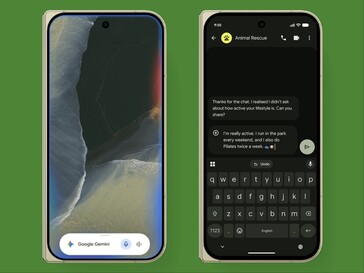 Display van de Pixel 11 Pro Fold-hoes.