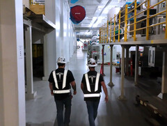 De Tesla LFP-batterijfabriek in Nevada. (Afbeeldingsbron: Tesla)