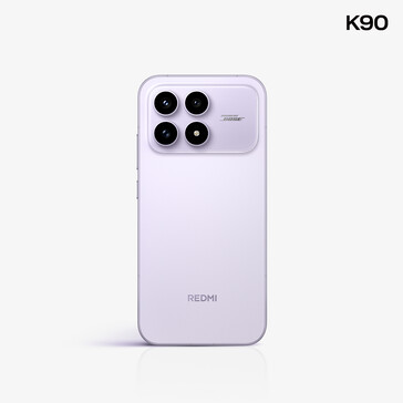 De Redmi K90 in een lichtpaarse kleuroptie. (Afbeeldingsbron: Redmi)