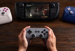 De 8BitDo Pro 3-controller kan via Bluetooth of USB worden aangesloten op een Steam Deck. (Afbeeldingsbron: 8BitDo)