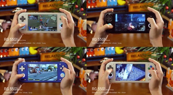 De Anbernic RG 55G1 zal in staat zijn om verschillende apparaten te emuleren, waaronder enkele eenvoudige Nintendo Switch-spellen.