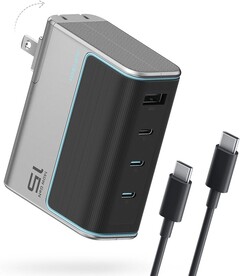 De Cuktech 15 140 W 4-poorts GaN-oplader levert een maximaal vermogen van 140 W (Afbeelding bron: Cuktech)