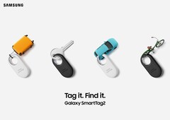 De Galaxy SmartTag 2 is verkrijgbaar in twee kleuren. (Afbeeldingsbron: Samsung)
