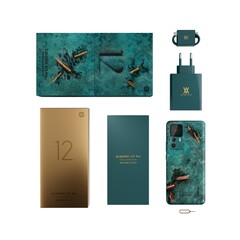De Xiaomi 12T Pro Daniel Arsham Edition wordt geleverd met een bijpassende doos en accessoires. (Beeldbron: Xiaomi)