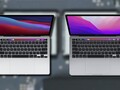 Het lijkt erop dat de 256 GB SSD in de M1 MBP 13 sneller is dan de 256 GB schijf in de M2 MBP 13. (Afbeelding bron: Apple - bewerkt)
