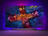 De grotere modellen van de Philips OLED+937 (boven) en OLED+907 TV's hebben een piekhelderheid van 1.300 nits. (Afbeelding bron: Philips)