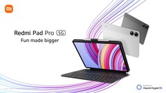 De Redmi Pad Pro 5G wordt binnenkort gelanceerd. (Afbeelding: @leijun)