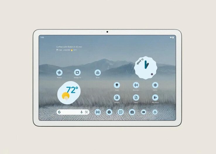 De Pixel Tablet heeft een nogal flauw ontwerp. (Afbeelding bron: Google)