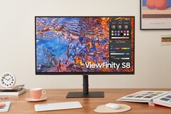 De Samsung ViewFinity S8-serie zal later deze maand op sommige markten verkrijgbaar zijn. (Afbeelding bron: Samsung)