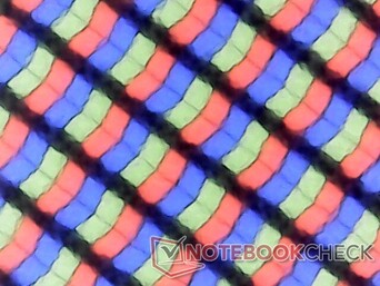 De subpixels zijn scherp voor een mat paneel zonder grote korreligheidsproblemen