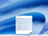 Nieuwe zoekfunctie van Windows 11 met recente bestanden, apps, instellingen en inline-acties.