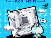 Asus' enige teaser voor zijn ROG 'Mini Blizzard' moederbord. (Afbeeldingsbron: Asus)
