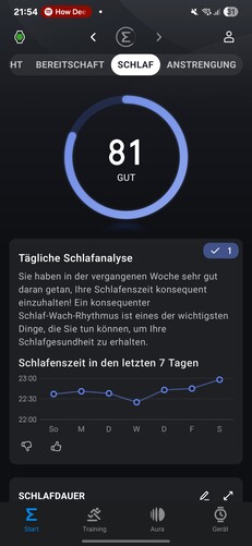Amazfit Active2 Slapen