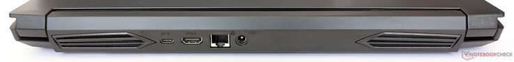 Achterzijde: 1x USB-C 3.1 Gen 2, HDMI 2.0 (met HDCP), Gigabit LAN, voeding
