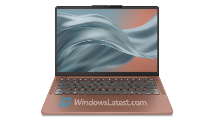 Uitgelekte afbeelding van de Lenovo IdeaPad Vibe in oranjebruin.