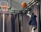 Unitree G1 humanoïde robot die basketbal speelt (Afbeelding bron: Yinhuai on X)