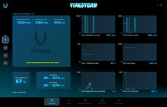 FireStorm hulpprogramma - GPU-status
