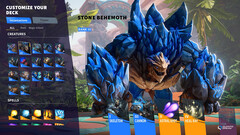 Het scherm voor de selectie van personages voor Spellcasters Chronicles (bron: SteamDB)