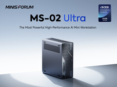 Minisforum has shown the MS-02 Ultra in a single SKU so far. (Image source: Minisforum)
