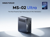 Minisforum has shown the MS-02 Ultra in a single SKU so far. (Image source: Minisforum)