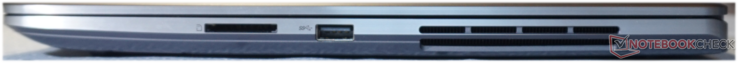 Rechts: SD-kaartsleuf, USB-A (10 Gb/s)