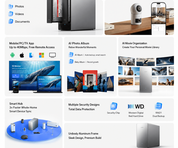 Hoogtepunten van de AI-functies van de Xiaomi NAS (machinaal vertaald)