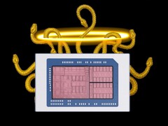 AMD Zen 6 + RDNA 5 Medusa Halo wordt naar verluidt uitgebracht in H2 2027. (Afbeeldingsbron: Moore's Law Is Dead op YouTube)