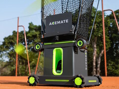 De Acemate Tennis Robot helpt bij het vinden van een geschikte tennispartner voor rally's en serve-oefeningen. (Afbeeldingsbron: Acemate)