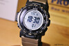 Het Casio Pro Trek Lume Dial PRW-35LD-5 horloge. (Afbeelding bron: Casio)