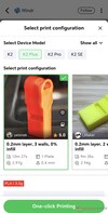 Met de smartphone-app kunt u eenvoudig beginnen met afdrukken