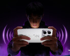 De Legion Y70 2026 wordt op 19 mei in China uitgebracht. Afgebeeld: een promofoto waarop de witte kleuroptie van de telefoon te zien is.