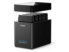 De nieuwe 5-bay behuizing van Orico ondersteunt een totale opslagcapaciteit tot 90 TB door vijf schijven van elk maximaal 18 TB te huisvesten.