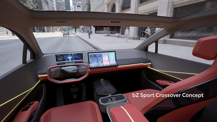 De Toyota bZ Sport Crossover concept EV. (Beeldbron: Toyota)