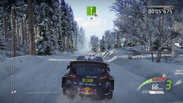 Afbeelding: Een screenshot uit de gameplay van WRC 7: FIA World Rally Championship.