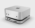 Het nieuwste product van RayCue is een vrij compacte oplossing om meer poorten en opslagruimte toe te voegen aan de nieuwe Mac mini. (Afbeeldingsbron: RayCue)