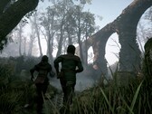 Een afbeelding waarop twee personages uit A Plague Tale: Innocence te zien zijn, nu met 90% korting op Steam.