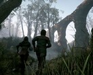 Een afbeelding waarop twee personages uit A Plague Tale: Innocence te zien zijn, nu met 90% korting op Steam.