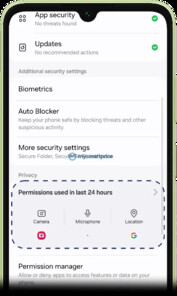 ...een versie van One UI die sterk doet denken aan Android 14-achtige functies...