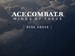 Banner van Ace Combat 8: Wings of Theve getoond