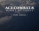 Banner van Ace Combat 8: Wings of Theve getoond