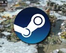 Een afbeelding met het Steam-logo en de game Endless Legend, die momenteel met 75% korting wordt aangeboden.