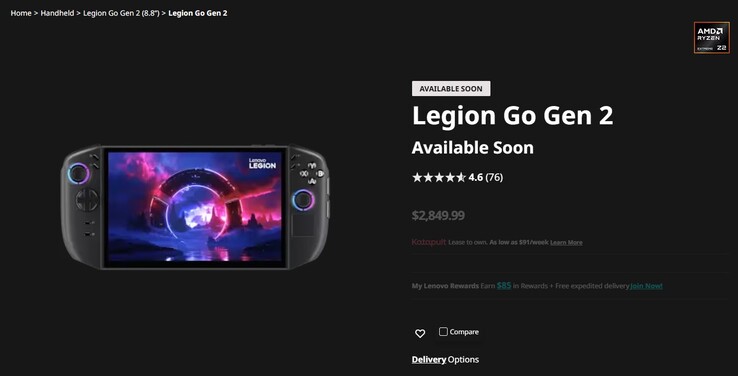 Legion Ga naar 2 vermeldingen op de website van Lenovo. 