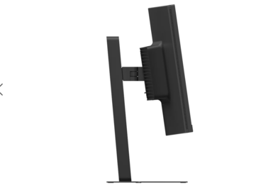 Zijkant van de Lenovo Legion 34W 2c-gamingmonitor