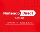 Nintendo Direct 27 maart banner (Afbeelding bron: Nintendo of America)