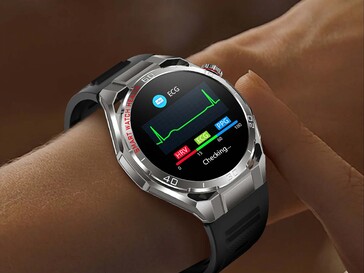 De smartwatch kan elektrocardiogrammen genereren.
