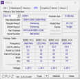 CPU-Z systeeminfo: SPD