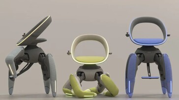 Toyota's Walk Me autonome stoel met vier poten (bron: Toyota)