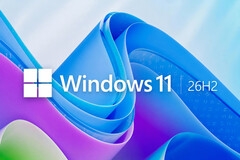 Windows 11 26H2-logo. De update brengt verschillende prestatieverbeteringen.