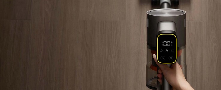 De G30 Max stofzuiger kan de mate van vervuiling weergeven